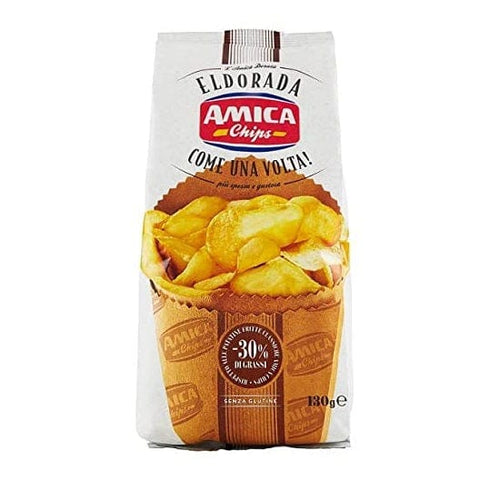 Amica Chips Eldorada Come una Volta Potato Chips 130g - Italian Gourmet UK