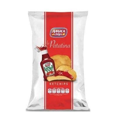 Amica Chips Patatine Ketchips Ketchup Salted Potato Chips 50g - Italian Gourmet UK