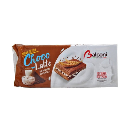 Balconi Choco & Latte Stracciatella italian sweet snack 300g - Italian Gourmet UK