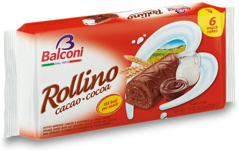 Balconi Roll italian cocoa snack 250g - Italian Gourmet UK