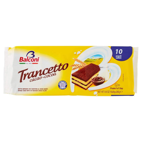 Balconi Trancetto al cacao cocoa snacks 280g - Italian Gourmet UK