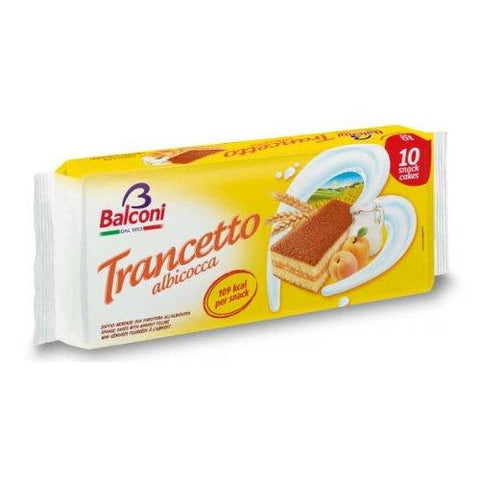 Balconi Trancetto all'albicocca apricot snacks 280g - Italian Gourmet UK