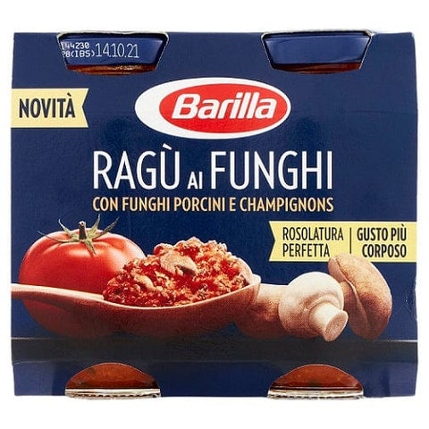 Barilla cooking sauces Barilla Ragù ai Funghi Ragù of Mushrooms ( 2 x 180g )