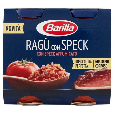 Barilla cooking sauces Barilla Ragù con Speck Affumicato Ragù with bacon (2 x 180g)