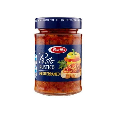 Barilla Pesto Rustico mediterraneo (200g) - Italian Gourmet UK