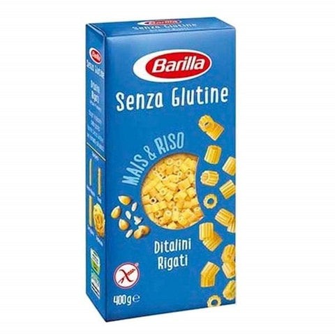 Barilla Ditalini rigati Gluten Free Pasta (400g) - Italian Gourmet UK