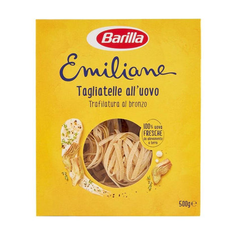 Barilla Emiliane Tagliatelle all’uovo EGG pasta 500g - Italian Gourmet UK