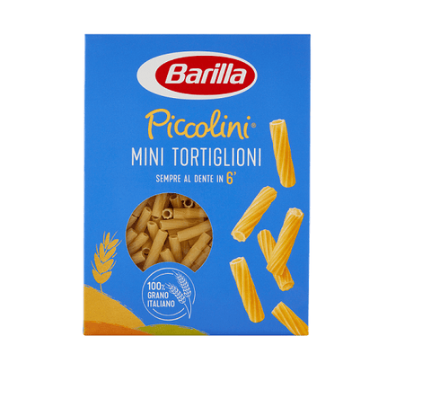 Barilla pasta Barilla I Piccolini Mini Tortiglioni Italian Pasta (500g) 8076809523851