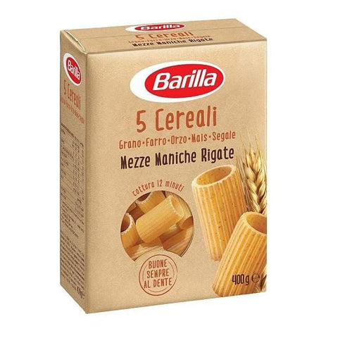Barilla Pasta 5 Cereali Mezze Maniche Rigate 500g - Italian Gourmet UK