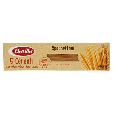 Barilla Pasta 5 Cereali Spaghettoni Muesli Italian Muesli Noodles 400g - Italian Gourmet UK