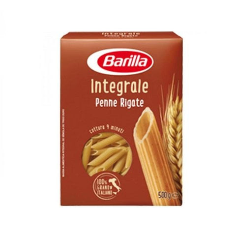 Barilla Penne Rigate Integrale Whole Wheat Italian Pasta (500g) - Italian Gourmet UK