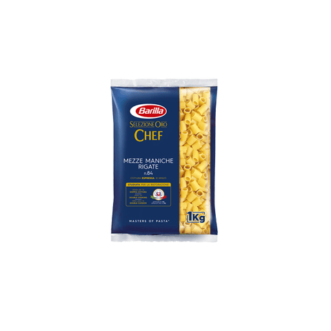 Barilla Selezione Oro Mezze maniche rigate pasta (1kg) - Italian Gourmet UK