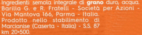 Barilla Spaghetti Integrale Whole Wheat Italian Pasta (500g) - Italian Gourmet UK