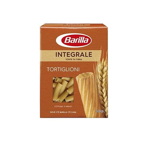Barilla Tortiglioni Integrale Whole Wheat Italian Pasta (500g) - Italian Gourmet UK