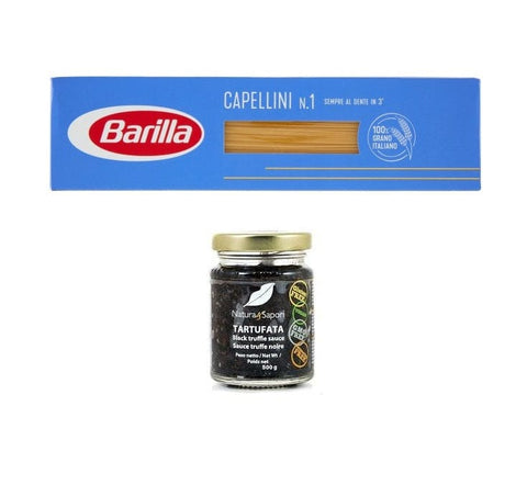 Barilla Pasta Test pack Barilla Capellini Pasta & Black Truffle Sauce 11x500g