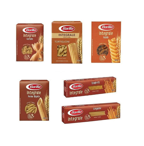 Test Pack Barilla italian Pasta integrale whole wheat 6x500g - Italian Gourmet UK