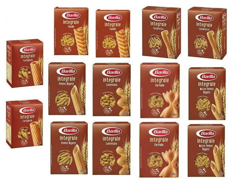 Test package Pasta Barilla Integrale Whole Wheat Italian Noodles 14x500g - Italian Gourmet UK