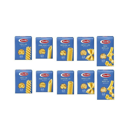 Test package Pasta Barilla Italian noodles 10x500g - Italian Gourmet UK