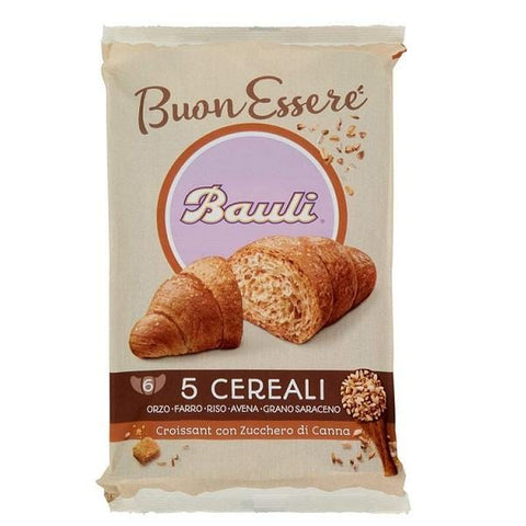 Bauli Croissant 5 Cereali con zucchero di canna (240g) - Italian Gourmet UK