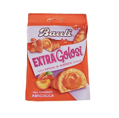 Bauli Extragolosi Mini Croissant with Apricot 75 gr - Italian Gourmet UK