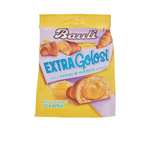 Bauli Extragolosi Mini Croissant with cream 75 gr - Italian Gourmet UK