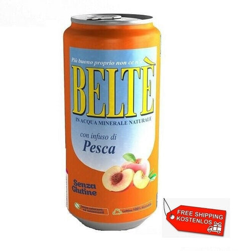 Beltè Icetea 48x Beltè The alla Pesca Ice Tea Peach Tea Refreshing disposable cans 330ml 8009980895844