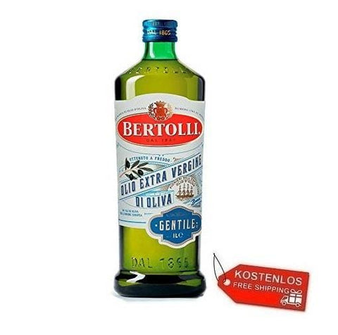 6x Bertolli Gentile extra virgin olive oil 1Lt - Italian Gourmet UK