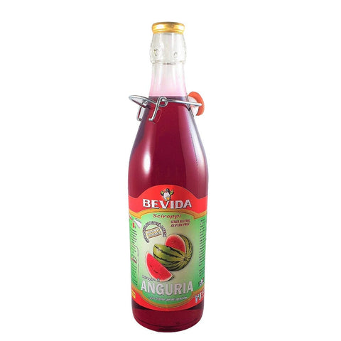Bevida Sciroppo di Anguria Watermelon Syrup Glass Bottle 1Lt - Italian Gourmet UK