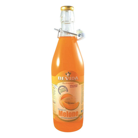 Bevida Sciroppo di Melone Melon Syrup Glass Bottle 1Lt - Italian Gourmet UK