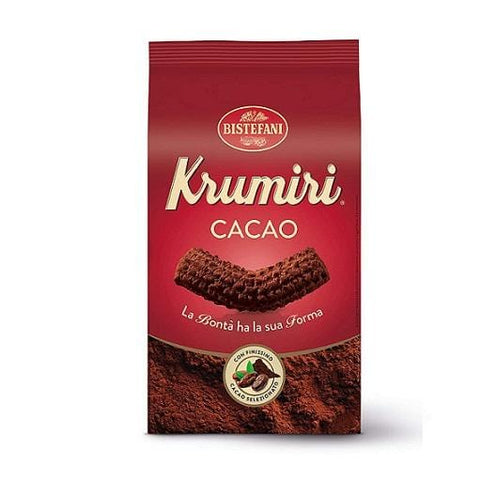 Bistefani Krumiri al Cacao Italian cocoa biscuits 300g - Italian Gourmet UK