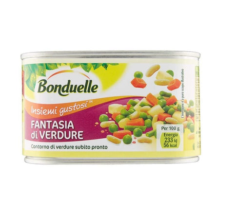Bonduelle Fantasia di Verdure italian Mixed Vegetables 400g - Italian Gourmet UK