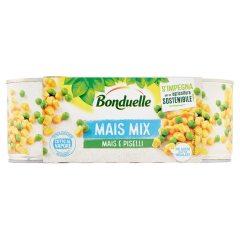 Bonduelle Sweet corn Bonduelle Mais Mix Mais e Piselli Sweet and Crunchy Corn with Peas (3 x 170g) 3083680915922