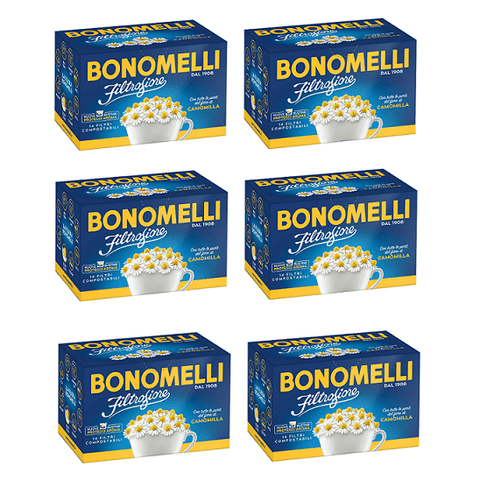 Bonomelli chamomile 84Filter Bonomelli Camomilla Filtrofiore All parts of the flower chamomile 14 compostable filters 8001840030358
