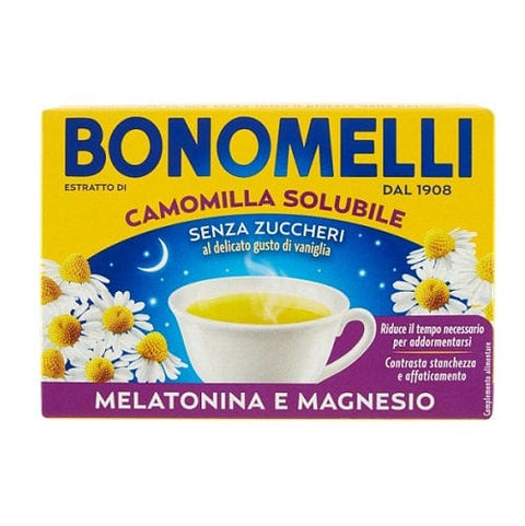Bonomelli chamomile Bonomelli Camomilla Melatonina e Magnesio Soluble Chamomile with Melatonin and Magnesium 16 sachets