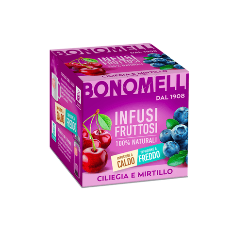 Bonomelli Herbal tea Bonomelli Infusi Fruttosi Ciliegia e mirtillo Cherry and blueberry 10 filters