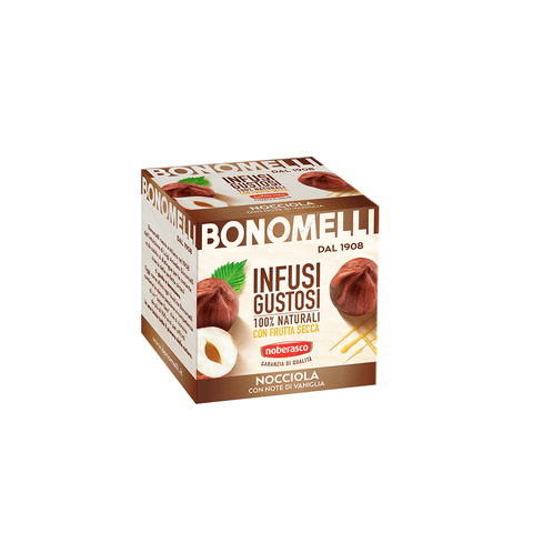 Bonomelli Herbal tea Bonomelli Infusi Gustosi Nocciola con note di vaniglia Hazelnut with vanilla notes 10 filters