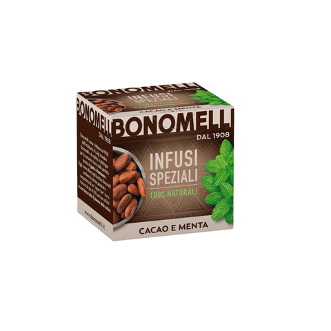 Bonomelli Herbal tea Bonomelli Infusi Speziali Cacao e Menta Infusions cocoa and mint 10 filters