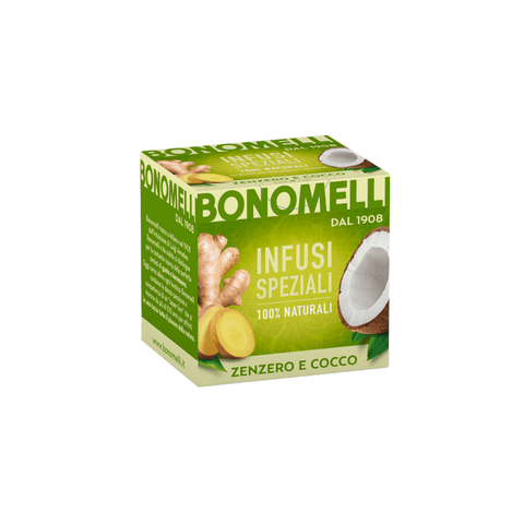 Bonomelli Herbal tea Bonomelli Infusi Speziali Zenzero e cocco Ginger and coconut 10 filters