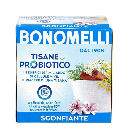 Bonomelli Herbal tea Bonomelli Tisana Probiotica Sgonfiante herbal tea with fennel, anise and cumin 10 filters