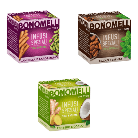 Bonomelli Herbal tea Testpack Bonomelli Infusi Speziali 3x10 filters