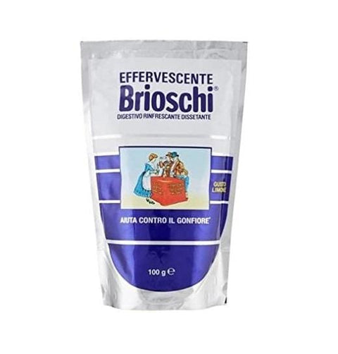 Brioschi Digestivo Effervescente Lime Lemon Digestion 100g - Italian Gourmet UK
