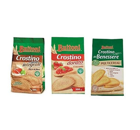 Test package Buitoni Crostino Dorato integral multicereali croutons 3x pieces - Italian Gourmet UK