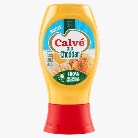 Calvé Salsa Cheddar Squeeze Sauce (250ml) - Italian Gourmet UK