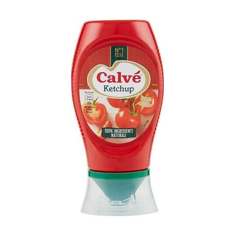 Calvé Ketchup Squeeze table sauces Sauce 250ml with natural ingredients - Italian Gourmet UK