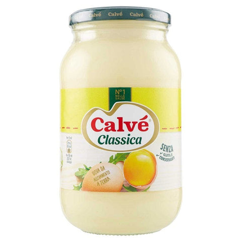 Calvè Mayonnaise 12x Calvè Classic Mayonnaise mayo classic fries sauce glass 610ml 8711200559718