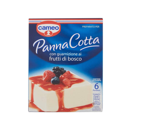 Cameo panna cotta ai frutti di bosco with berries - Italian Gourmet UK