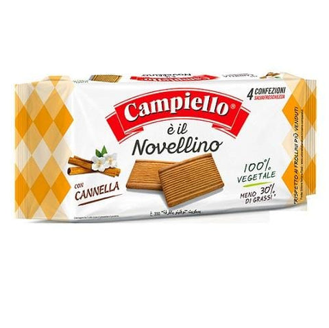Campiello Novellino con Cannella biscuits with cinnamon 350g - Italian Gourmet UK