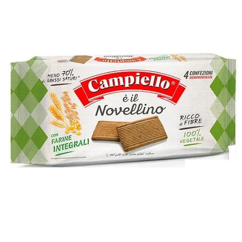 Campiello Novellino Integrale Whole Wheat Biscuits 350g - Italian Gourmet UK
