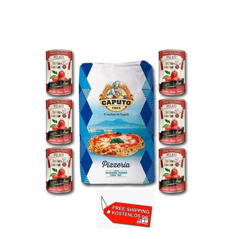 Test pack Caputo flour 00 Pizzeria &amp; pelate Italian Gourmet Italian Peeled Tomatoes - Italian Gourmet UK