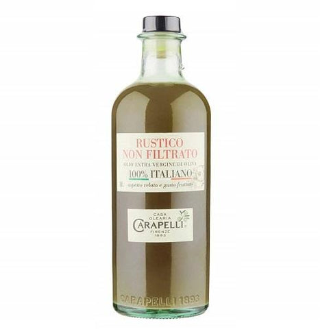 Carapelli Non Filtrato Unfiltered extra virgin olive oil 1Lt - Italian Gourmet UK